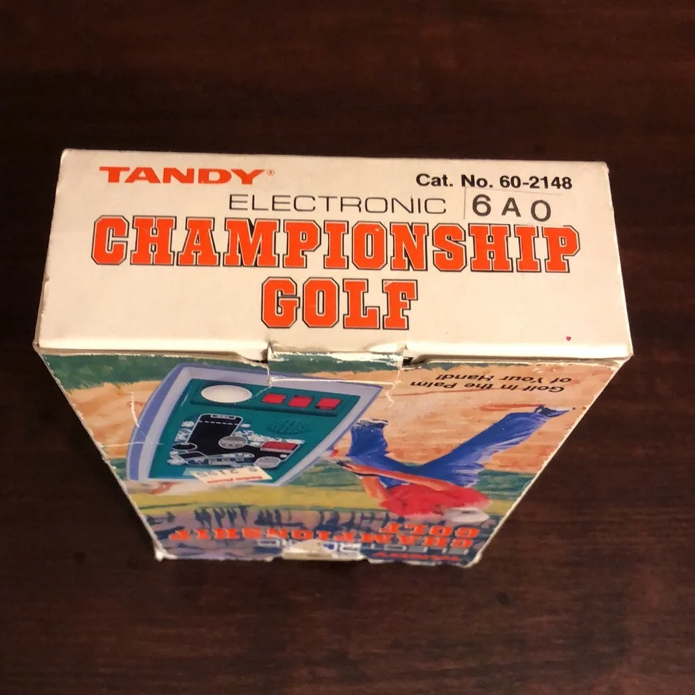 Vintage Tandy Championship Electronic Golf (Circa Early 1980s)